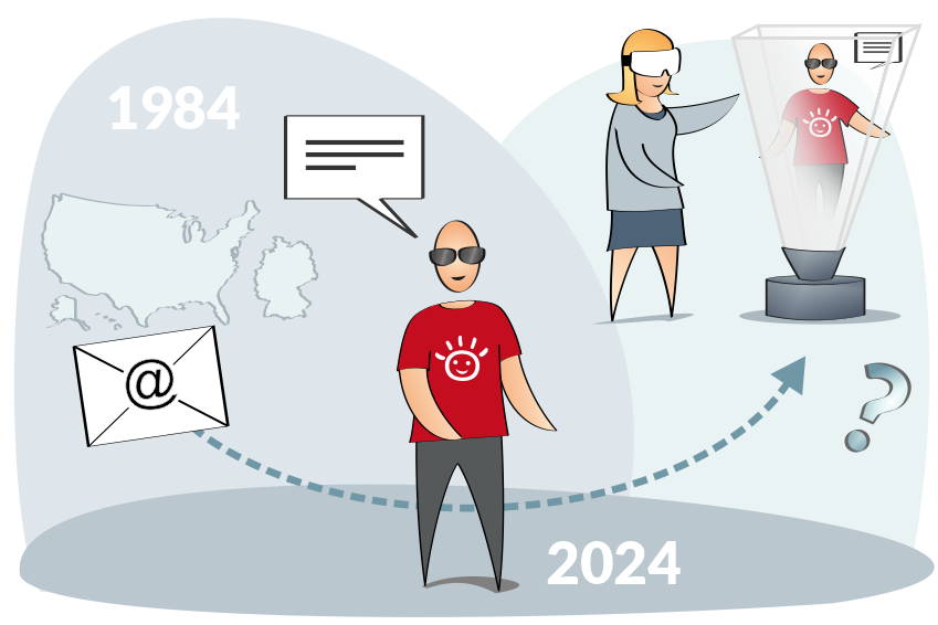 Zeitreise - von der E-Mail zum intelligenten Chatbot