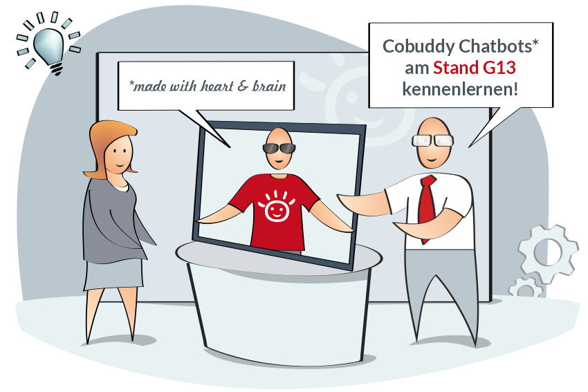 Chatbot Cobuddy auf der KommDigitale